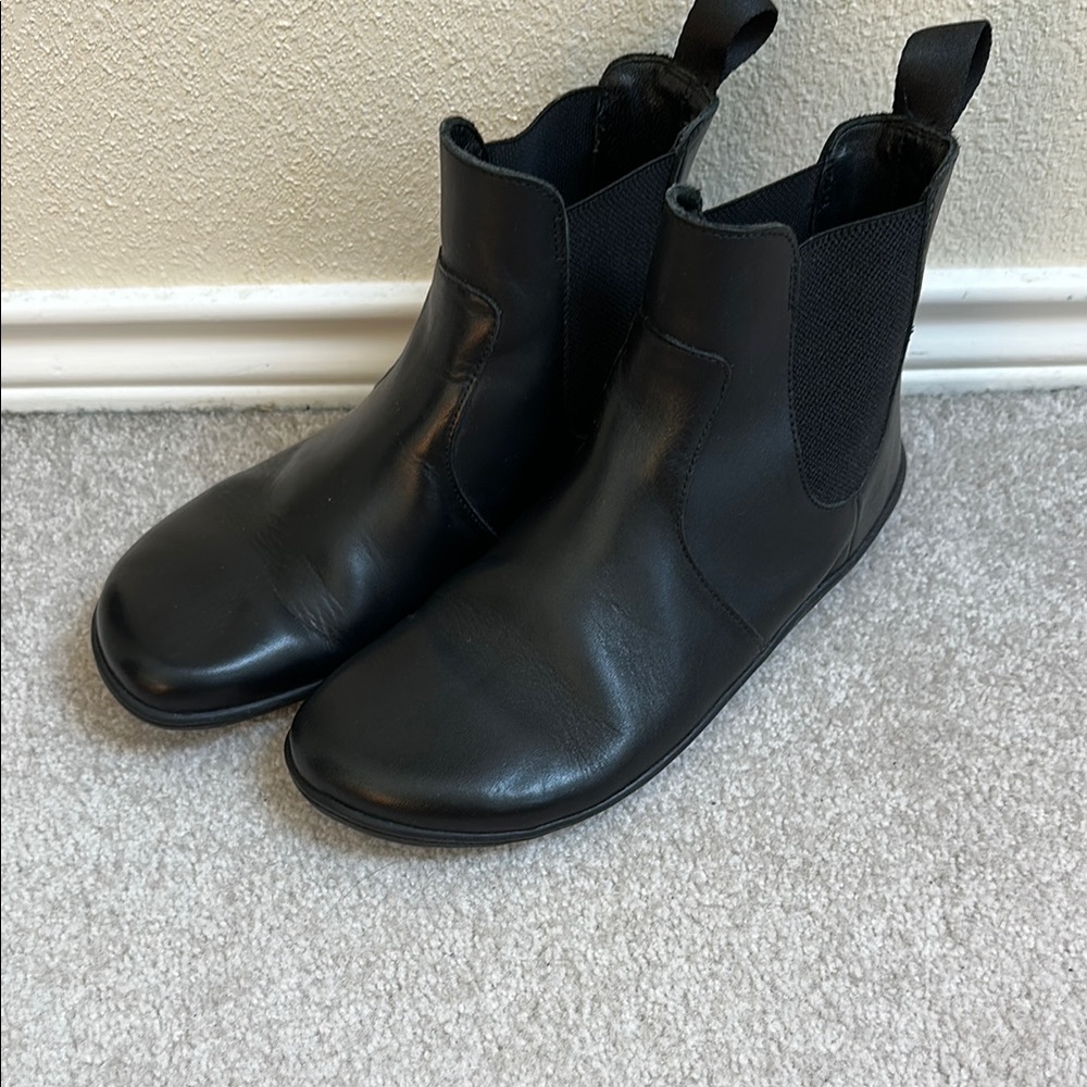 Vivo Barefoot Black Chelsea Boots